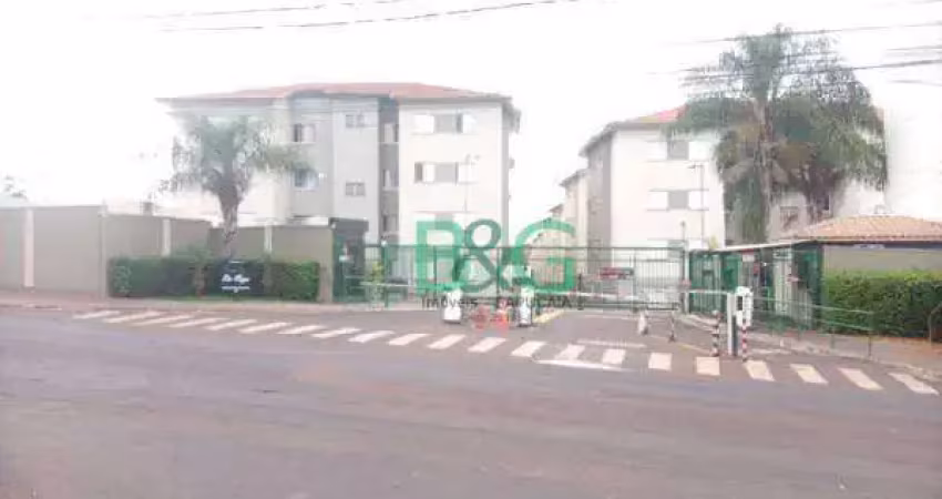 Apartamento com 2 dormitórios à venda, 48 m² por r$ 91.045 - jardim heitor rigon - ribeirão preto/sp