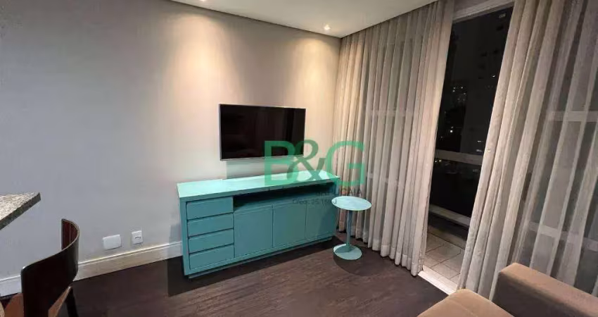 Loft com 1 dormitório à venda, 50 m² por r$ 750.000 - moema - são paulo/sp