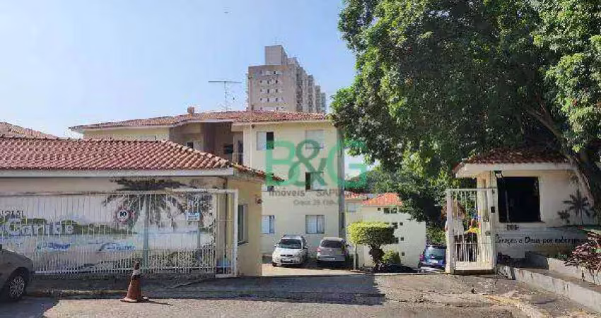 Apartamento com 2 dormitórios à venda, 47 m² por r$ 121.928 - jardim santa tereza - carapicuíba/sp
