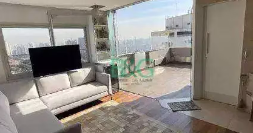 Cobertura com 2 dormitórios à venda, 131 m² por r$ 1.499.000,00 - campo belo - são paulo/sp