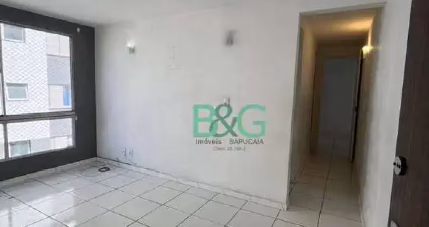 Apartamento com 1 dormitório à venda, 44 m² por r$ 241.000 - vila augusta - guarulhos/sp