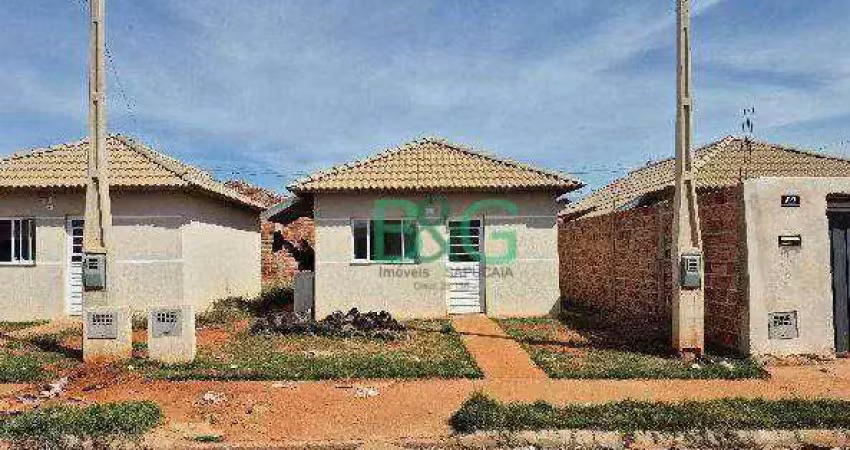 Casa com 2 dormitórios à venda, 44 m² por r$ 108.528 - aeroporto - araçatuba/são paulo