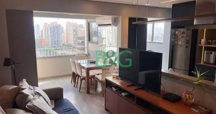 Apartamento com 2 dormitórios à venda, 61 m² por r$ 1.050.000 - jardim das acácias - são paulo/sp