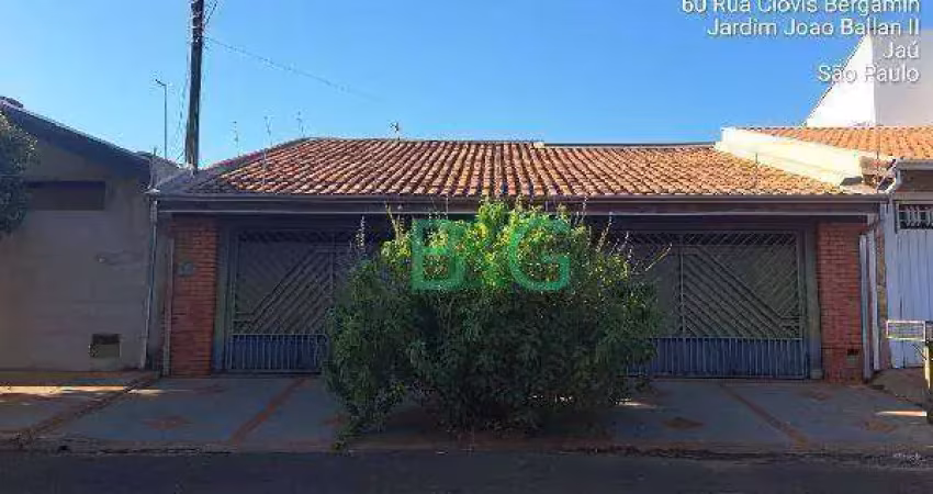 Casa com 3 dormitórios à venda, 163 m² por r$ 306.437,99 - jardim joão ballan ii - jaú/sp