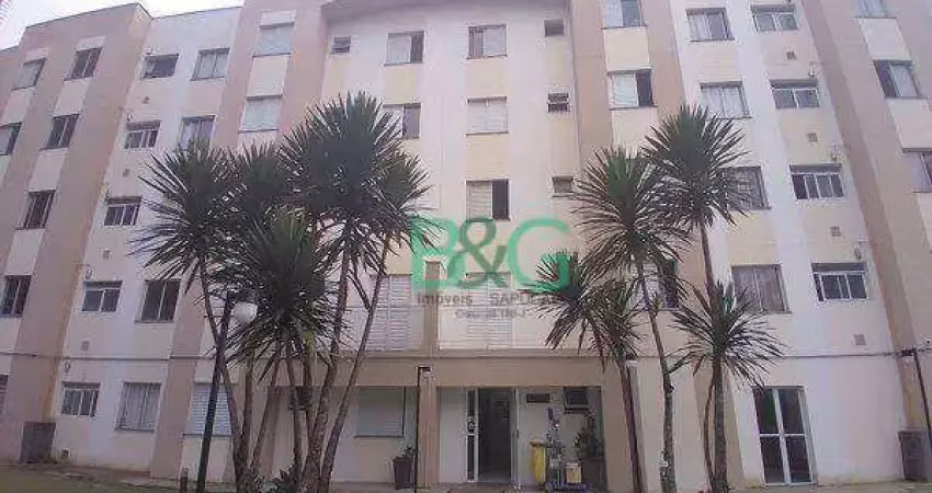 Apartamento com 2 dormitórios à venda, 45 m² por r$ 189.279 - jardim petrópolis - cotia/sp