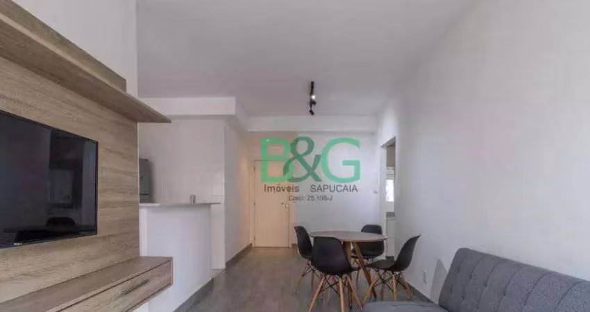 Apartamento com 1 dormitório para alugar, 51 m² por r$ 5.130,00/mês - alphaville industrial - barueri/sp