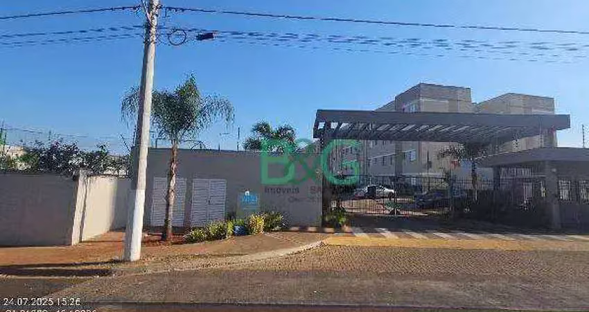 Apartamento com 2 dormitórios à venda, 43 m² por r$ 117.409 - campos ville - araraquara/sp