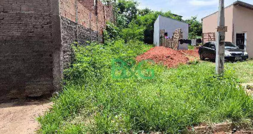 Terreno à venda, 199 m² por r$ 83.661,33 - jardim mendonça - bauru/sp