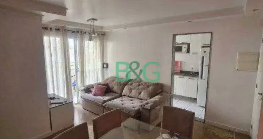 Apartamento com 2 dormitórios para alugar, 55 m² por r$ 3.500/mês - vila prudente zona leste - são paulo/sp