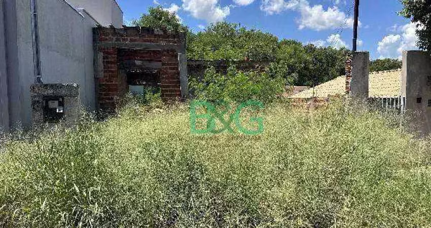 Terreno à venda, 139 m² por r$ 119.612 - jardim monte alto - presidente prudente/sp