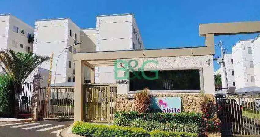 Apartamento com 2 dormitórios à venda, 43 m² por r$ 82.519,90 - jardim quitandinha ii - araraquara/sp