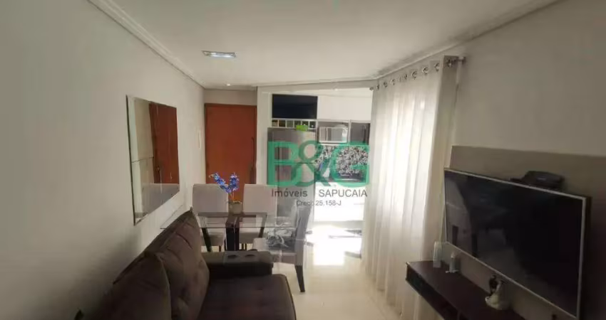 Apartamento com 2 dormitórios à venda, 51 m² por r$ 324.000 - vila aquilino - santo andré/sp
