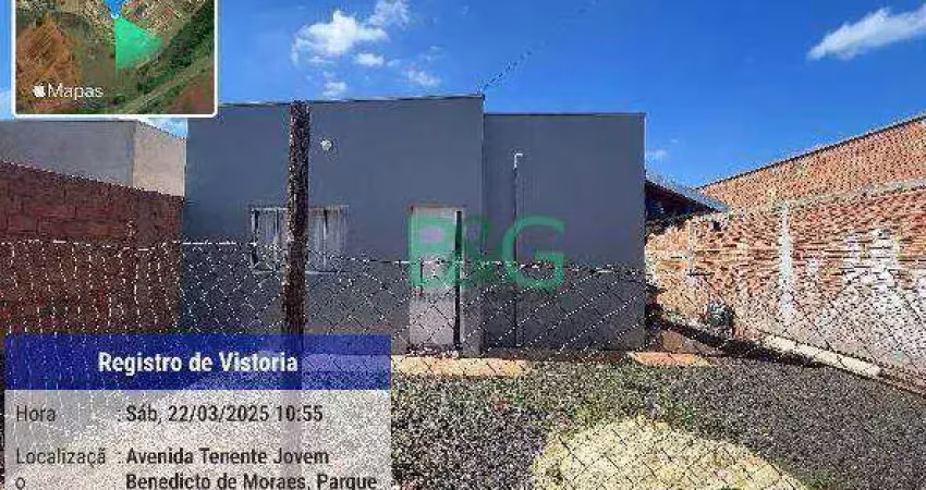 Casa com 3 dormitórios à venda, 60 m² por r$ 123.000 - 1° distrito industrial (albert geoges karam) - araraquara/sp