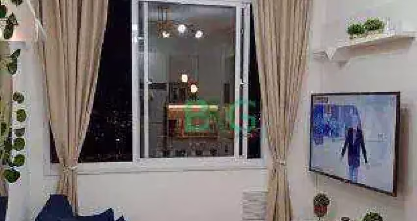 Apartamento com 2 dormitórios à venda, 36 m² por r$ 370.000 - brás - são paulo/sp