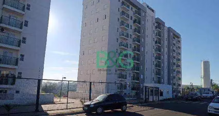 Apartamento com 2 dormitórios à venda, 46 m² por r$ 133.363 - sítios de recreio independência - araras/sp