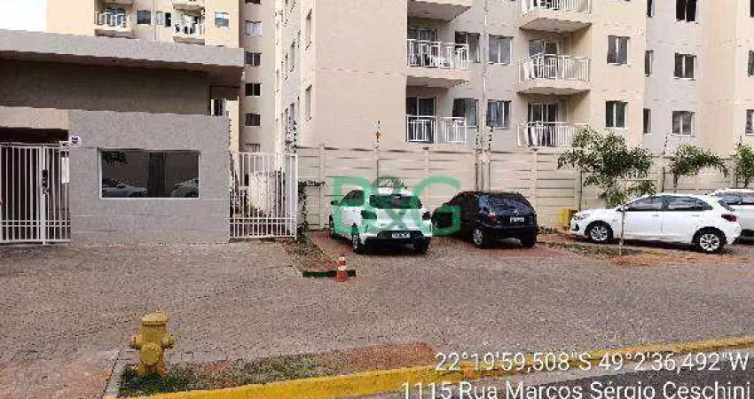 Apartamento à venda, 46 m² por r$ 177.140,80 - parque água comprida - bauru/sp