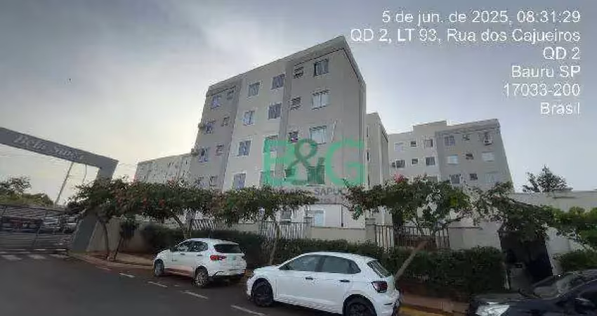 Apartamento à venda, 39 m² por r$ 136.602,27 - núcleo residencial presidente geisel - bauru/sp