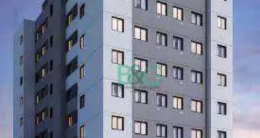 Apartamento com 1 dormitório à venda, 27 m² por r$ 198.005 - cangaíba - são paulo/sp