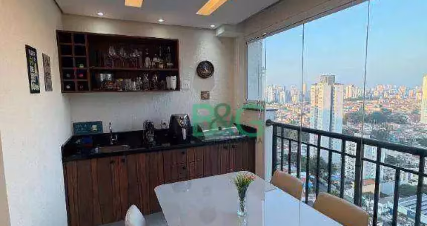 Apartamento com 2 dormitórios à venda, 63 m² por r$ 850.000 - vila bertioga - são paulo/sp