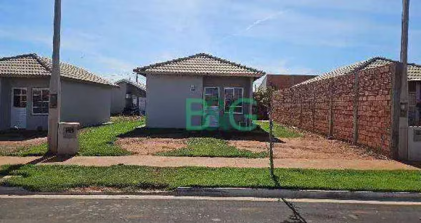 Casa com 2 dormitórios à venda, 43 m² por r$ 131.307 - jardim anastácio - barretos/sp