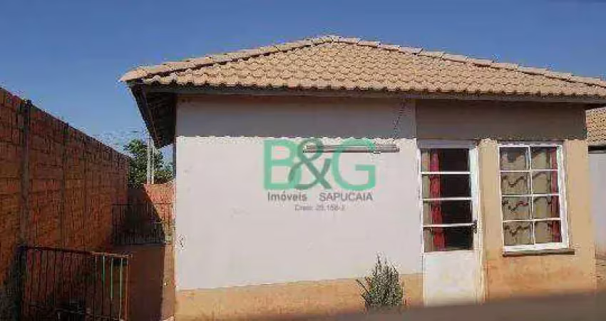 Casa com 2 dormitórios à venda, 45 m² por r$ 101.037 - conjunto habitacional vida nova - barretos/sp