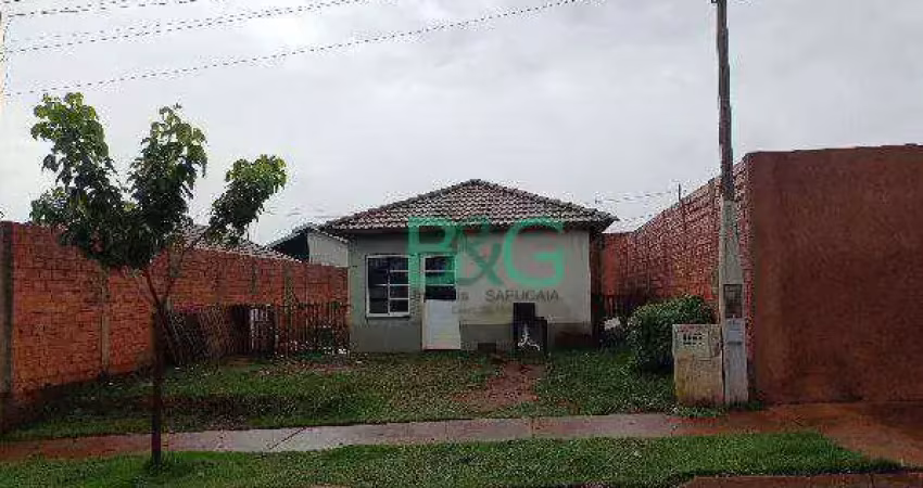Casa com 2 dormitórios à venda, 45 m² por r$ 96.000 - conjunto habitacional vida nova - barretos/sp