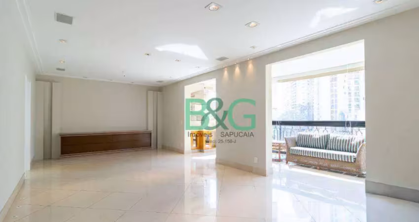 Apartamento com 4 dormitórios para alugar, 237 m² por r$ 328/mês - campo belo - são paulo/sp