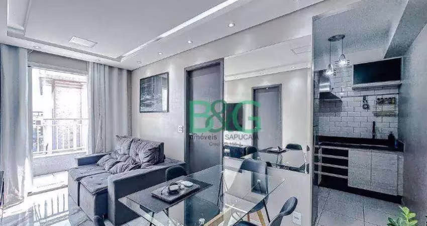 Apartamento com 2 dormitórios à venda, 49 m² por r$ 466.000 - belém - são paulo/sp