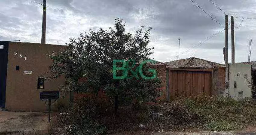 Casa com 2 dormitórios à venda, 45 m² por r$ 125.576 - san diego - barretos/sp