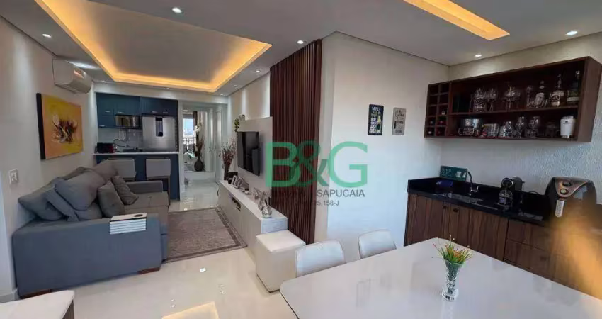 Apartamento com 2 dormitórios à venda, 63 m² por r$ 850.000,00 - vila bertioga - são paulo/sp