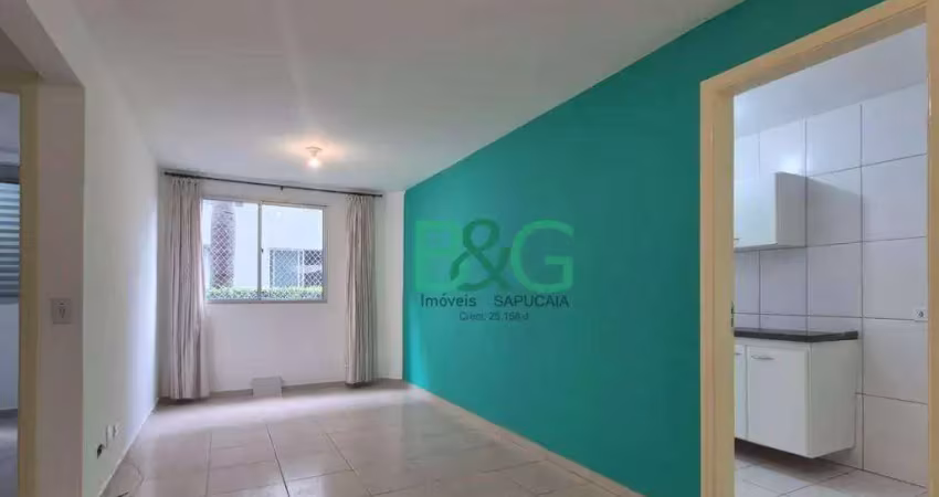 Apartamento com 2 dormitórios à venda, 51 m² por r$ 298.000 - vila são pedro - santo andré/sp