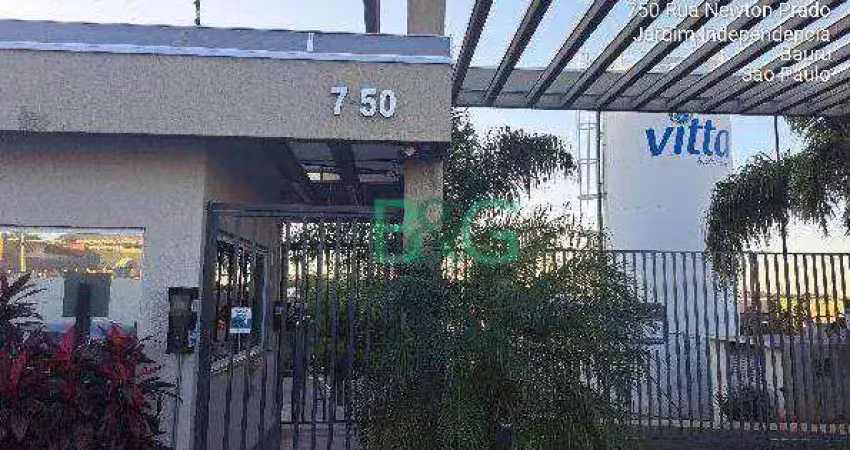 Apartamento com 2 dormitórios à venda, 43 m² por r$ 161.936 - jardim ana lúcia - bauru/sp