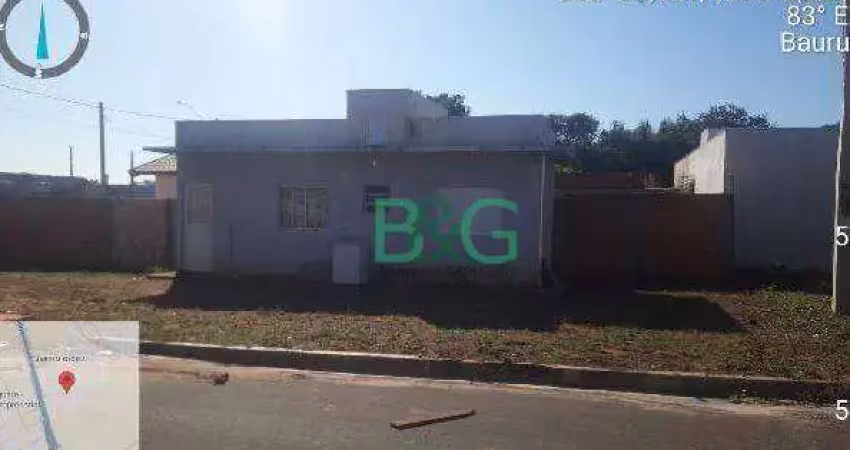 Casa com 1 dormitório à venda, 25 m² por r$ 85.582 - jardim nicéia - bauru/sp