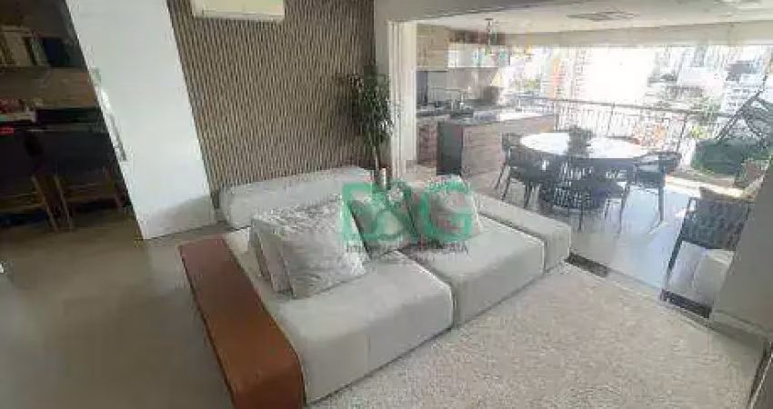 Apartamento com 3 dormitórios à venda, 124 m² por r$ 1.940.000 - parque são jorge - são paulo/sp