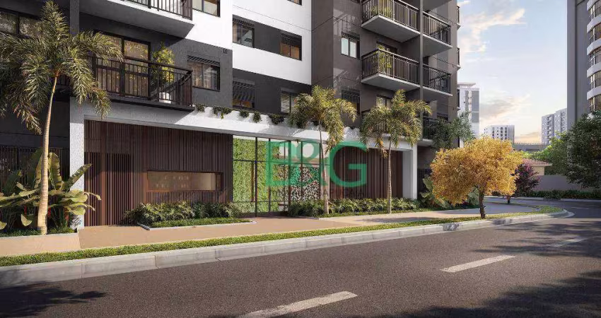Apartamento com 2 dormitórios à venda, 32 m² por r$ 357.084,40 - vila mariana - são paulo/sp