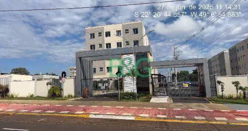 Apartamento com 2 dormitórios à venda, 39 m² por r$ 118.408 - parque viaduto - bauru/sp