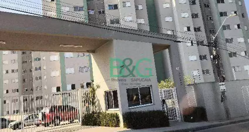Apartamento com 2 dormitórios à venda, 46 m² por r$ 123.946 - o pequeno coração - itaquaquecetuba/sp