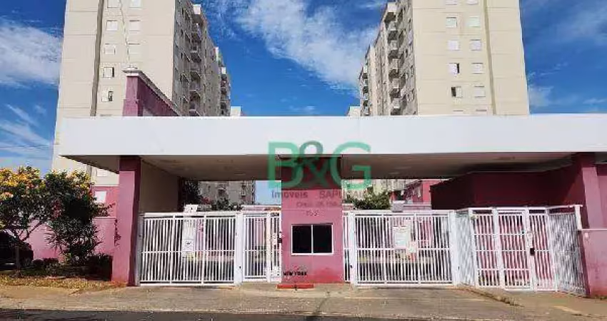 Apartamento com 2 dormitórios à venda, 46 m² por r$ 166.147,55 - residencial jardim dos ipês - nova odessa/sp