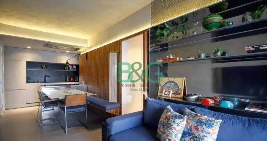 Apartamento com 2 dormitórios à venda, 60 m² por r$ 1.499.000,00 - vila madalena - são paulo/sp