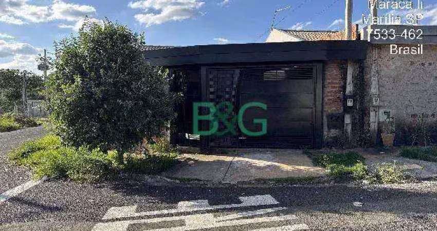 Casa com 2 dormitórios à venda, 45 m² por r$ 101.883,10 - residencial montana - marília/sp