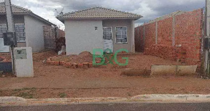 Casa com 2 dormitórios à venda, 43 m² por r$ 130.379 - distrito industrial antônio zácaro - catanduva/sp