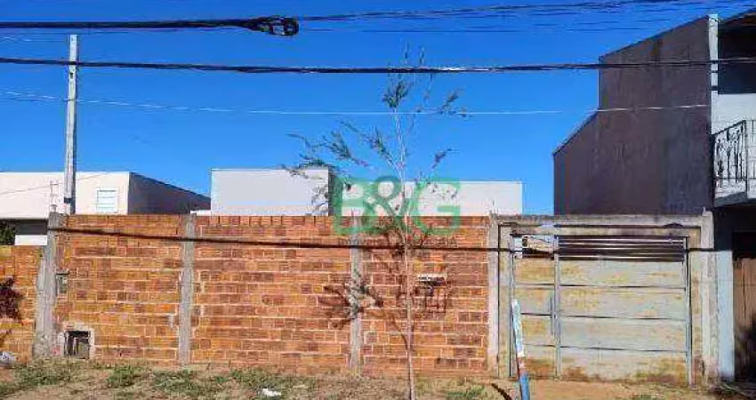 Casa com 2 dormitórios à venda, 41 m² por r$ 121.378 - parque jaraguá - bauru/sp