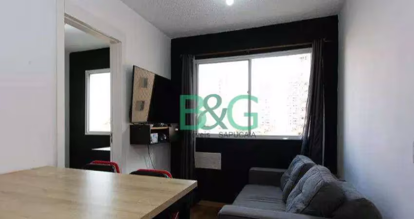 Apartamento com 2 dormitórios à venda, 32 m² por r$ 350.000 - tatuapé - são paulo/sp