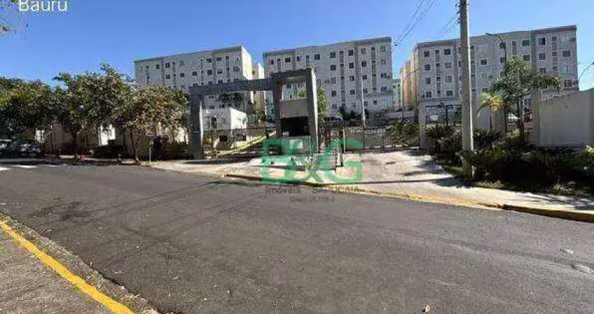 Apartamento com 2 dormitórios à venda, 39 m² por r$ 123.007 - parque união - bauru/sp
