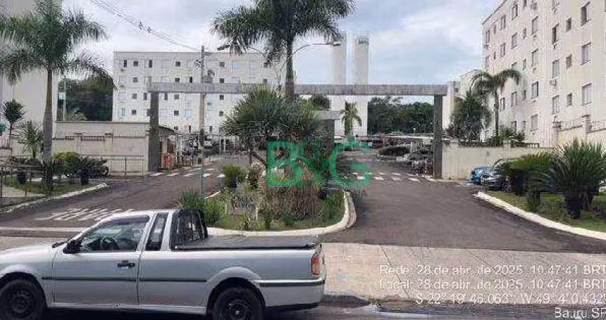 Apartamento com 2 dormitórios à venda, 45 m² por r$ 120.422 - reserva belas nações - bauru/sp