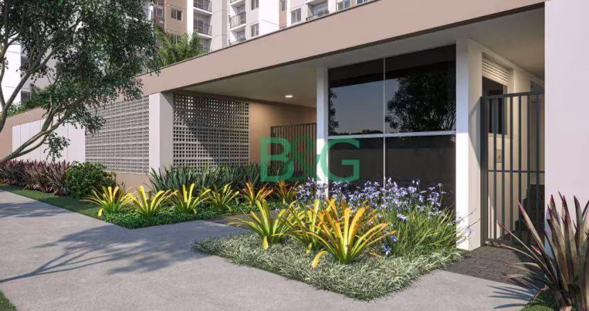 Apartamento com 2 dormitórios à venda, 43 m² por r$ 326.601 - santo amaro - são paulo/sp