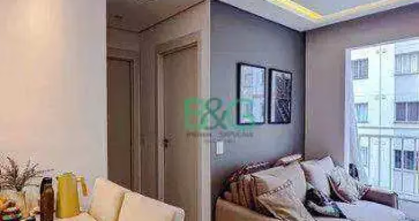 Apartamento com 2 dormitórios à venda, 37 m² por r$ 309.000 - canindé - são paulo/sp
