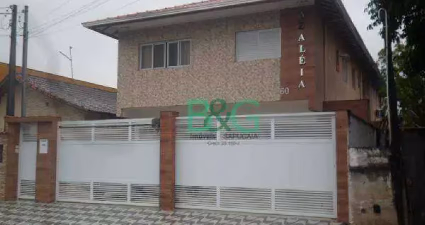 Apartamento com 2 dormitórios à venda, 52 m² por r$ 275.181 - balneário japura - praia grande/sp