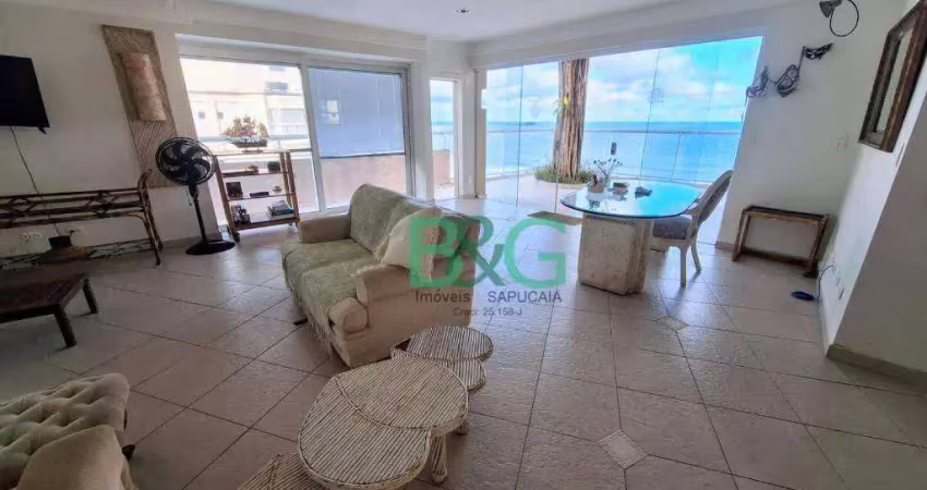 Cobertura com 6 dormitórios à venda, 270 m² por r$ 1.000.000 - centro - guarujá/sp