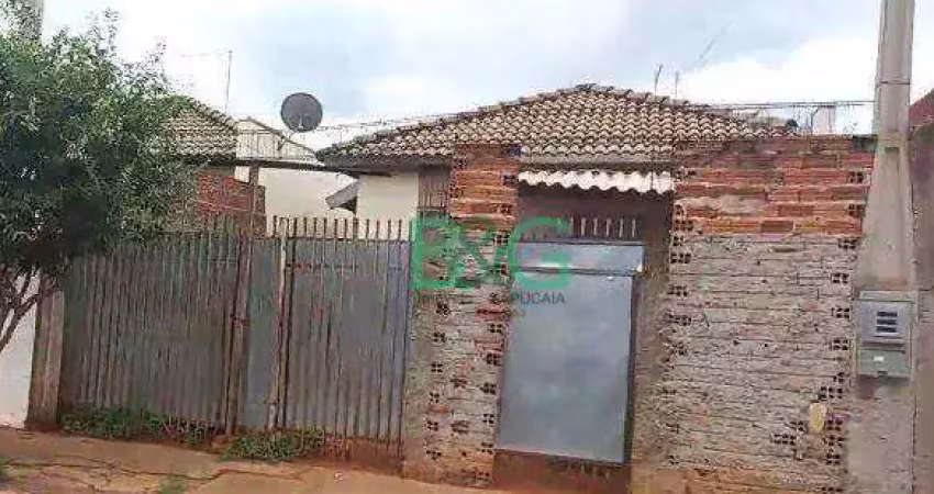Casa com 2 dormitórios à venda, 43 m² por r$ 51.523 - parque dom pedro - birigüi/sp